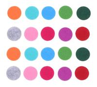 Didiseaon 100piezas Almohadillas De Fieltro Para Collar Difusor De Aceites Esenciales Mezclados Recargas Absorbentes y Reutilizables Para Aromaterapia