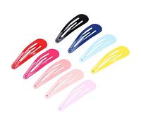 Didiseaon 100unids Broche a Presión Clip De De Agua 4.9cm Para Niñas Accesorio De Metal Para El Cabello Multicolor