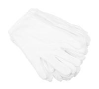 Didiseaon 12 Juegos de Guantes de Algodón Lavables Elásticos Suaves para La Piel para Inspección de Joyas en El Hogar Y La Oficina