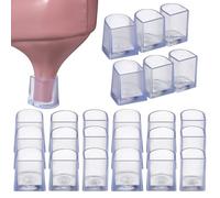 Didiseaon 12 Pares Protectores de Tacón para Zapatos Altos Cubiertas de Transparentes Antideslizantes Diseño U Resistente para Tacones Sueltos Protección contra Desgaste y Hundimiento