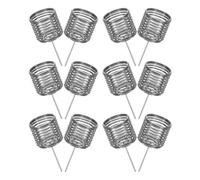 Didiseaon 12 piezas Caja de Fertilizante para Bonsáis Acero Inoxidable Cesta Nutricional Liberación Lenta para Orquídeas Plantas Jardín Hogar Fácil Limpieza y Crecimiento Óptimo