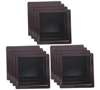 Didiseaon 12 Piezas por Pieza Cubierta De Polvo De La Computadora Cubierta del Filtro De Malla Red De Filtro De Ventilador Colador Sector Cloruro De Polivinilo