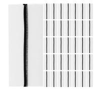 Didiseaon 120 Piezas Tira de Pegamento para Pestañas Autoadhesiva Reutilizable Negra de Fibra y Gel Flexible, Cinta Autoadhesiva para Pestañas para Maquillaje de Escenario y Entrenamiento,