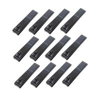 Didiseaon 12piezas Cortaúñas de Acero al Carbono Alicate Antideslizante para Manicura Uso Doméstico y Exterior Cortaúñas Recipiente para Recortes