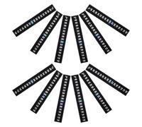 Didiseaon 12piezas Pegatina para Termómetro LCD de Acuario Tira Adhesiva de Temperatura para Tanques Botellas Cerveza Preparada