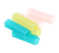 Didiseaon 12piezas Silica Cubiertos Fundas Tijeras Manicura Tapas Pinzas Protector Cutículas