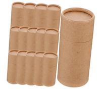 Didiseaon 15piezas Caja Kraft Para Aceites Esenciales Envase De Cartón Natural Para Almacenamiento De Aceites Incienso Tubos De Diseño Portátil y Multifuncional