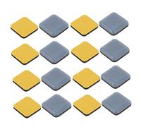 Didiseaon 16 Piezas Estera De Muebles Moviente Almohadillas Controles Deslizantes Deslizamiento De La Mesa Deslizador Adhesivo para Silla Protector De Suelo El Plastico Gris