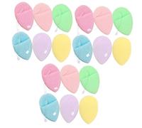 Didiseaon 18 Piezas lavado de cara esponja maquillaje esponjas faciales esponja facial almohadillas exfoliantes faciales color de loto toalla de cara almohadilla para fregar Limpiador Facial