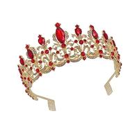 Didiseaon 1Pc Diadema De Diamantes De Imitación Tocado De Novia Tiara De Novia Tiaras Para Mujeres Niñas Novia Tiara De Boda Tiara De Princesa Con Novia Tocado Diamantes De