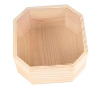 Didiseaon 1pieza Caja De Madera Transparente Tapa Para De Flores De Jabón Octagonal Para Cumpleaños y Bodas