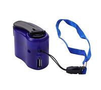 Didiseaon 1Pieza Generador de Manual de Emergencia con Puerto USB Cargador Portátil para Camping y Actividades al Aire Incluye Luz LED Roja para Instrucciones y Emergencia