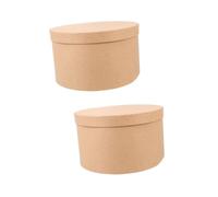 Didiseaon 2 Juegos Caja De Torta Redonda Cajas De Pastel Cajas Redondas De Papel Maché Suministros De Panadería Pastel De Helado Panadería Multifunción Jabón Portátil Papel Kraft Ramo