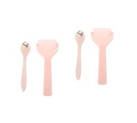 Didiseaon 2 Juegos masaje con rodillos rolo massagem massage roller masajeador de cara rodillo facial dispositivos rodillo de hielo facial Herramienta de masaje facial perlas de hielo rosa