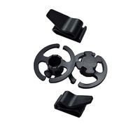 Didiseaon 2 Pares De Clips De Plástico Para Máscara De Casco Gancho Ligero y Duradero