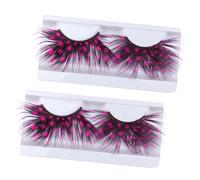 Didiseaon 2 Pares De Pestañas Postizas Fluffy Essence Seller Tiras De Pestañas Extensiones De Pestañas Para Cejas Pestañas De Cosplay Gel Rizador Maquillaje Dúo Falso Máscara Trajes Fiesta