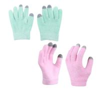 Didiseaon 2 Pares Guantes Hidratantes Gel Táctiles de Plume Yarn para Spa | Protección Ligera de Uso Prolongado, Evita Manchas de Loción, , para Manos Secas y Agrietadas