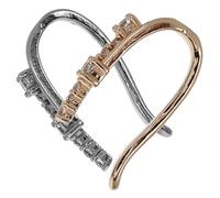 Didiseaon 2 piezas Anillos de Nariz Falsos Forma con Zirconia Brillante y Plata Clip sin Perforación para Mujer Joyería Hipoalergénica y Cómoda para Uso Diario