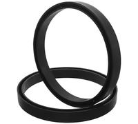 Didiseaon 2 Piezas Base para Botella Base del Tanque de Propano de Anillo, Plástico Negro, Soporte Estabilizador Antideslizante para Tanque de Propano, para Botellas de Gas de Camping, RV