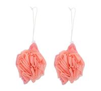 Didiseaon 2 Piezas Bath Loofah Balls Soft Exfoliating Shower Sponges Hanging Mesh Pouf For Full Body Cleansing Quick Drying Bathroom Essentials Skin Care
