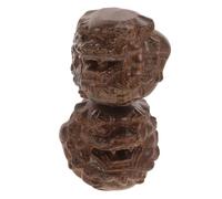 Didiseaon 2 Piezas Bolas de Masaje de Madera Lisas para Manos de Pequeño Portátil para Masaje de Palmas de Fatiga y Relajación Muscular para Adultos y Personas Mayores