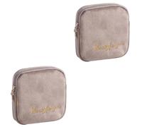 Didiseaon 2 Piezas Bolsa Almacenamiento Toallas Sanitarias Bolsa Con Cremallera Bolsa Niña Organizador Bolsas Almacenamiento Perder Almohadillas Exterior