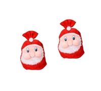Didiseaon 2 Piezas Bolsa De De Dulces Bolsa De Pleuche Mochila De Navidad Gran Bolsa De Dulces Bolso Mayor Complejo