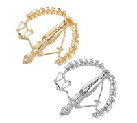 Didiseaon 2 Piezas Broche Escala de Justicia para Hombres Pin de Solapa de Aleación para Traje Accesorios Formales para Jueces y Abogados Símbolo de Equidad para Camisa y Chaqueta