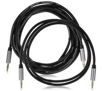 Didiseaon 2 Piezas Cable de Audio Estéreo Resistente de Cobre de Oxígeno Conector Auxiliar para Coche Paquete de Unidades para Auriculares y Altavoces