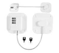 Didiseaon 2 piezas Cerradura de Seguridad para Refrigerador de Accesorio de Bloqueo para Gabinetes Sistema de Diseño para y Mantener la Privacidad Familiar