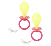 Didiseaon 2 Piezas Chupete Gigante de Plástico para Adultos, Reutilizable y Fácil de Limpiar, Accesorio Adecuado para Cosplay y Fiestas de Halloween Divertidas