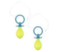Didiseaon 2 Piezas Chupete Gigante para Adultos de Plástico Azul, Accesorio Ligero y Seguro para Disfraces de Fiesta y Cabina de Fotos Divertido
