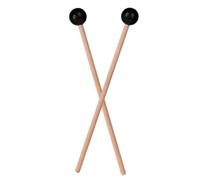 Didiseaon 2 Piezas de Baquetas de Madera para Percusión Superficie Lisa y Mango de Goma, Mazos Únicos para Xilófono y Otros Instrumentos de Concierto Varios estilos
