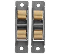 Didiseaon 2 Piezas De Rodillos De Metal Para Puerta Corrediza Rueda De Repuesto Para Puerta Corrediza Polea Rodillo Para Ventana Para Ventana De Empuje Y Tracción