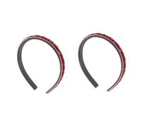 Didiseaon 2 Piezas Diadema De Lentejuelas De De Imitación Decoración De Yoga Diademas De Bandana Para Mujer Hijab Verde Pedrería Novia Joyas Rojo Europeo y Americano