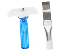 Didiseaon 2 piezas Kit de Limpieza de Acondicionador de Aire Herramienta de Limpieza de Aletas de Radiador y Condensador Peine de Aletas de Metal y Ligero y Portátil para de Sistemas de