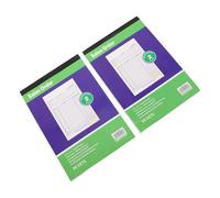 Didiseaon 2 Piezas Libro de Recibos Gestión de Pedidos y Facturas Comerciales en Papel Blanco, Portátil Almacenamiento Rápido para Tiendas y Movimiento entre Departamentos
