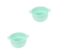 Didiseaon 2 Piezas Máquina de cera caliente para cocina interior difusor tazón de bebé Gel cera depilatoria depilacion recipiente para derretir Tazón de silicona de derretida