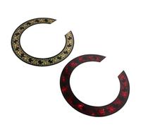 Didiseaon 2 Piezas Pegatinas Autoadhesivas para Guitarra con Diseño Floral Calcomanías Decorativas para Guitarra Acústica Clásica Accesorio para Renovación y Protección