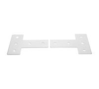 Didiseaon 2 Piezas Slot Building Components Metal Frame Bracket For RC Cars Mechanical Construction Parts For DIY Model Vehicle Repair and Upgrade