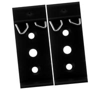 Didiseaon 2 piezas Soportes de Montaje para Guías de Cajón de Aleación de Aluminio Clips de Fijación Traseros Compatibles Muebles Diseño Resistente con Orificios para Instalación Rápida y