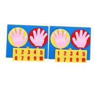 Didiseaon 2 Piezas Tablero Matemático Cognitivo para Juguete Educativo de Sustracción y Adición para Aprendizaje y Desarrollo Infantil