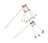 Didiseaon 2 Piezas Vintage Metal Flower Hairpins With Coins Chinese Retro Hanfu Hair Sticks For Women Traditional Festivals Cultural Events