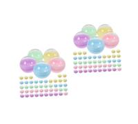 Didiseaon 2 Series Concha De Color Macarrón Máquina Recreativa Máquina Expendedora Vacías De Plástico Juguetes De Goma De Mascar De Juguete 50 Piezas*2