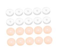 Didiseaon 20 Piezas Junta Invisible De Silicona Perforación De Silicona Tapón De Pendientes Orejeras Almohadillas Traseras Pendientes De Lóbulo Aretes Gel De Sílice Punción