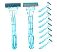 Didiseaon 20 piezas Maquinillas de Afeitar Desechables Manuales para Barba y Cuerpo Cuchillas Seguras Versátiles para Hombres y Mujeres Herramientas de Afeitado Confiables para Hoteles y