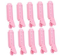 Didiseaon 20 Piezas Rizador De Pelo Rizadores De Cabello Rodillo De Flequillo Sombrero De Copa Rulos Con Pinzas Abrazaderas De De Rodillo Verter Rizador De Flequillo Abdominales Rosa