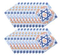 Didiseaon 20 piezas Servilletas de Papel Desechables Hanukkah Diseño Menorá para Fiesta Religiosa y Celebración Festiva
