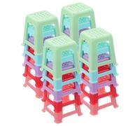 Didiseaon 20 Piezas Soporte para Lienzo Mini Taburete Plástico para Pintura Soporte Estable para Fluido Fácil de Transportar y Limpiar para Artistas