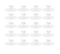 Didiseaon 20 pomos autoadhesivos para muebles | Tiradores de repuesto para tapas de acuarios de cristal | Tiradores autoadhesivos para armarios | transparentes para puertas y cajones de cocina